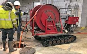 The Transporter Takes Jetter Hose to Hard-to-Reach Places